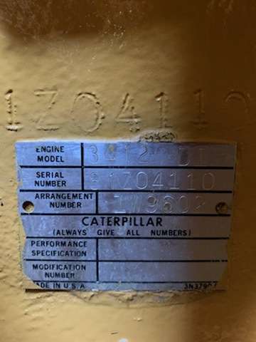 Used Caterpillar 3412 Diesel Engine