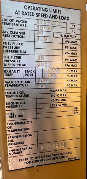 Used Caterpillar G3516 Gas Engine