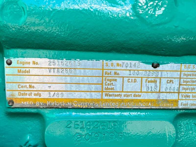 Used Cummins VTA28G2 Diesel Engine