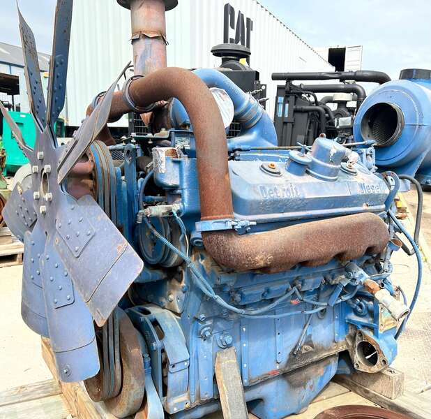 Used Detroit 8V92T Diesel Engine