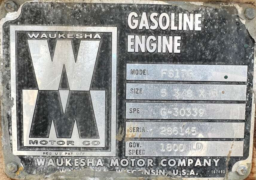 Used Waukeha F817G Gas Engine