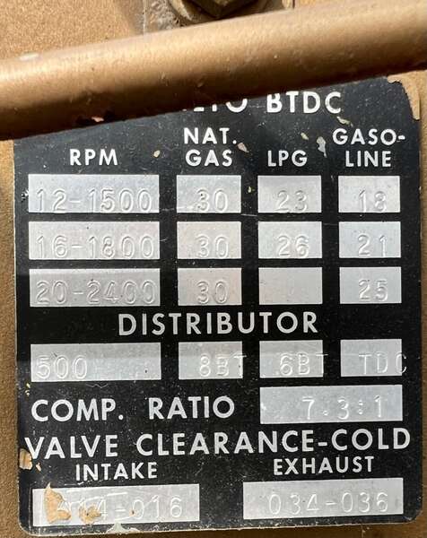 Used Waukeha F817G Gas Engine