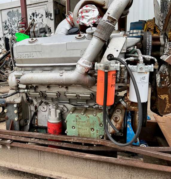 Used Detroit 8V92T Diesel Engine