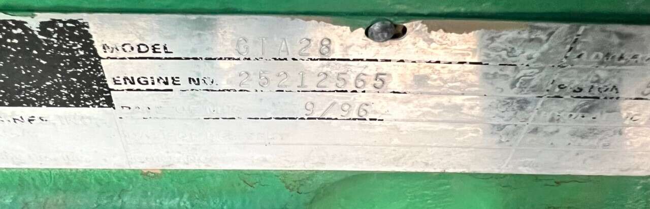 Low Hour Cummins GTA28 Gas Engine