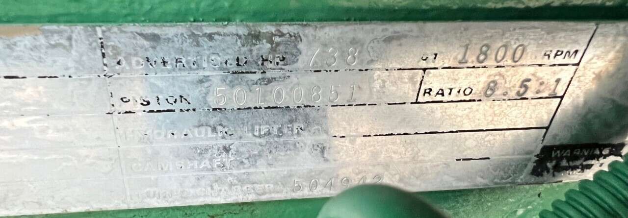 Low Hour Cummins GTA28 Gas Engine