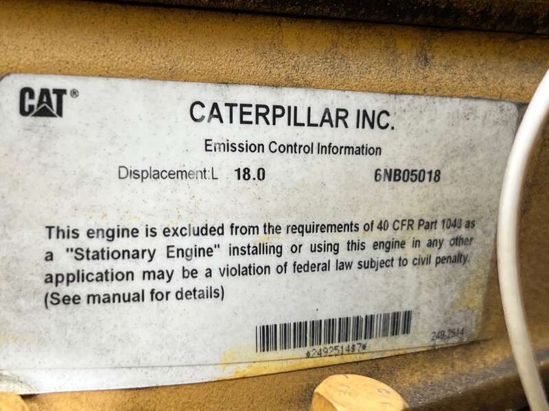 Low Hour Caterpillar G3408TA Gas Engine