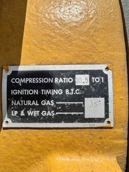 Used Caterpillar G333 Gas Engine