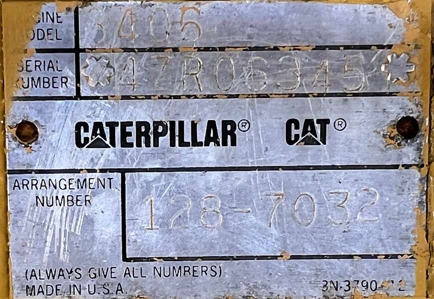 Used Caterpillar 3406C Diesel Engine