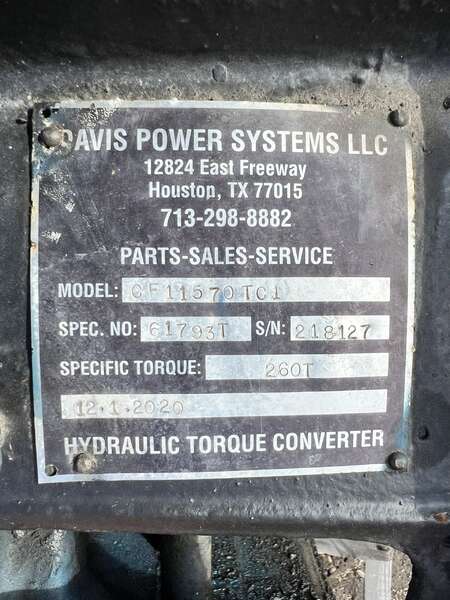 Used K & L Torque Convertor Engine Parts