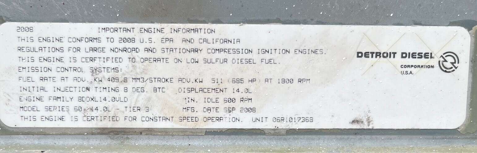 Used Detroit S60 14L Diesel Engine