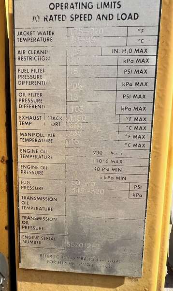 Used Caterpillar 3512DITA Diesel Engine