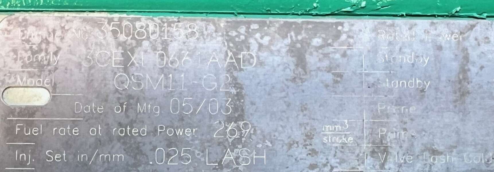 Used Cummins QSM11-G2 Diesel Engine