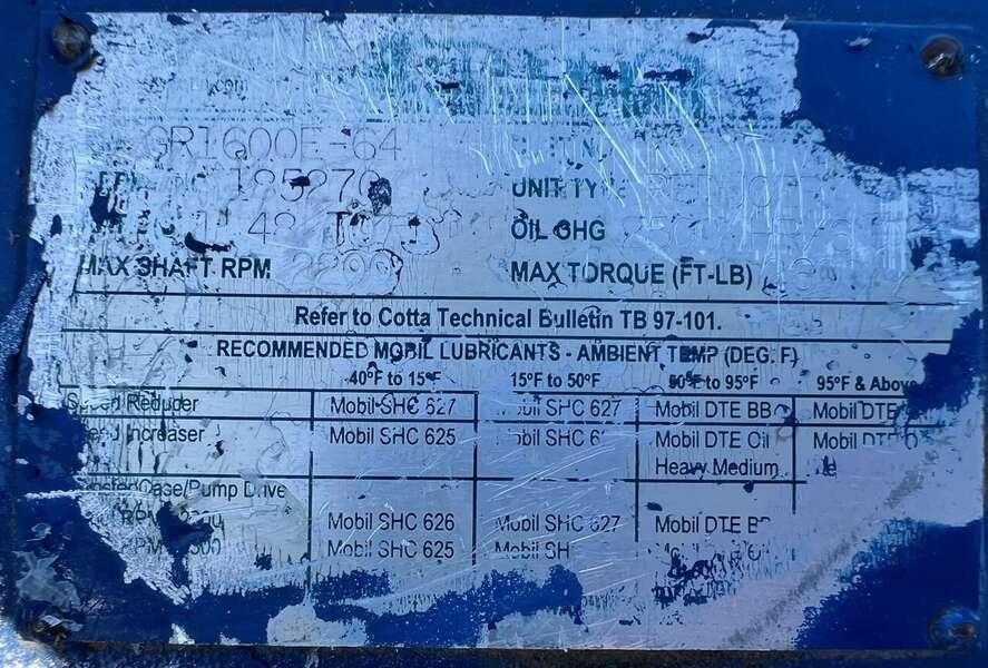 Used Cotta GR1600E-64 Engine Parts