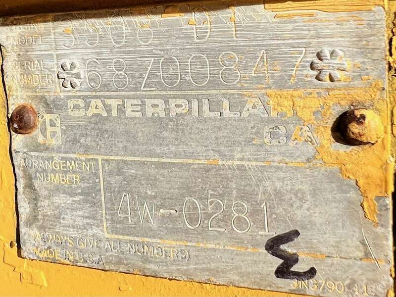 Used Caterpillar 3508 Diesel Engine