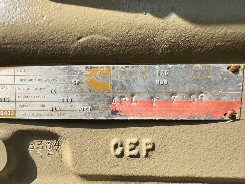 Used Cummins VTA28GS2 Diesel Engine