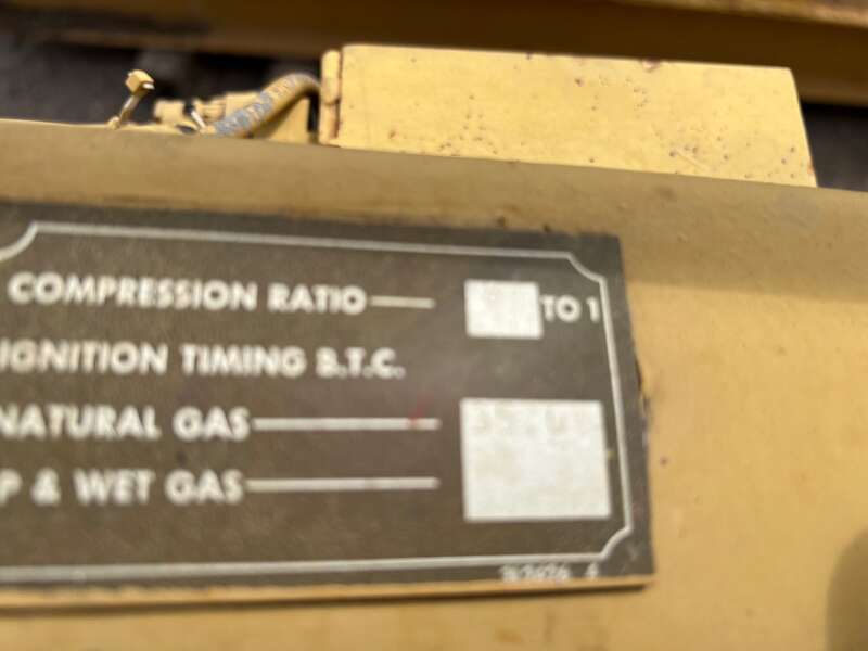 Used Caterpillar G3306TA Gas Engine