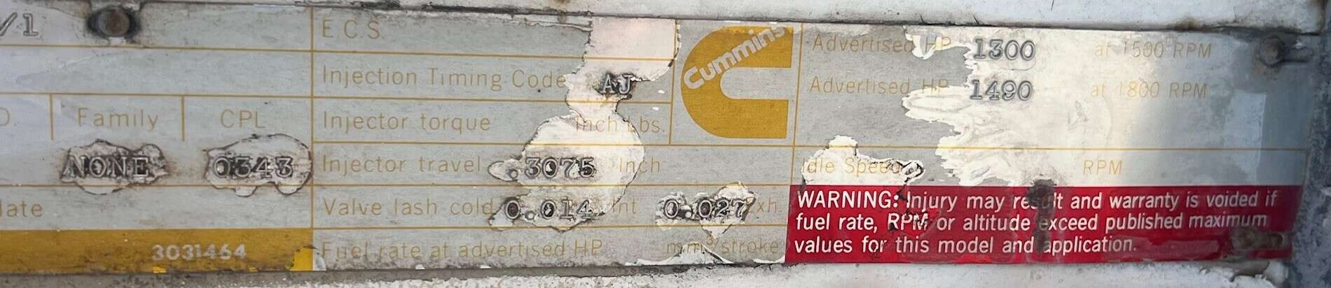 Core-Parts Cummins KTA50 Engine Core