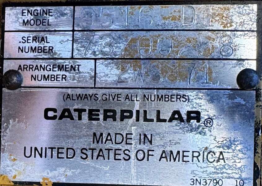 Used Caterpillar 3516TA Diesel Engine