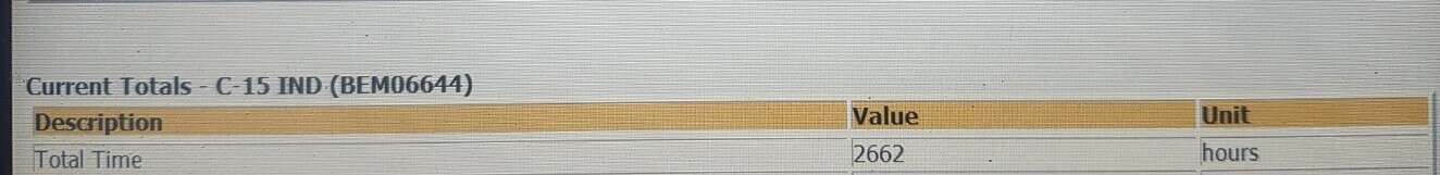 Used Caterpillar C15 Diesel Engine