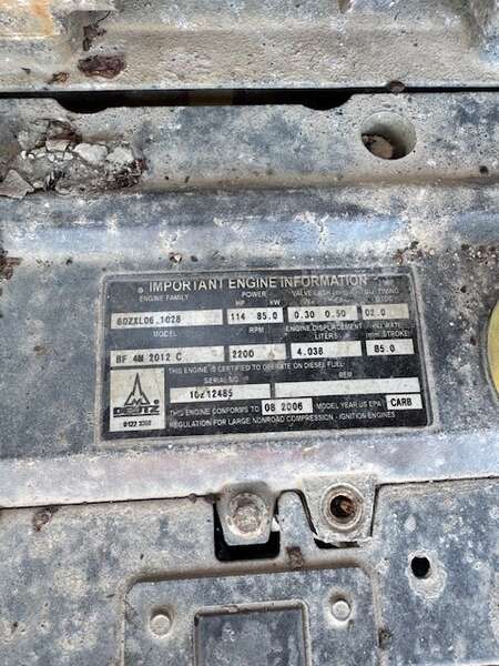 Used Deutz BF 4M 2012 C Diesel Engine