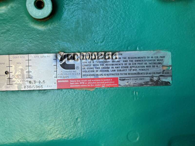 Used Cummins GTA19 Gas Engine