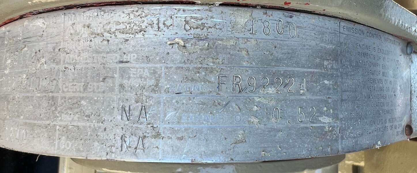 Used Cummins G8.3 Gas Engine