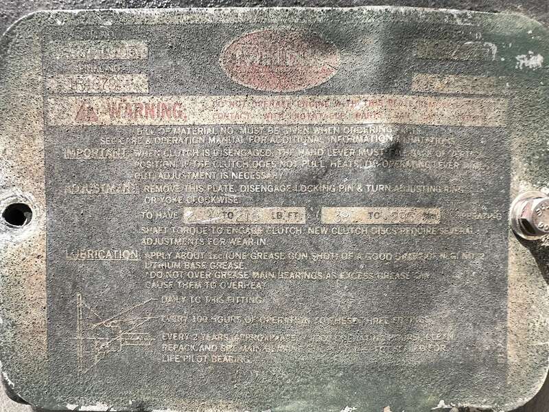 Used Twin Disc PTO Engine Parts