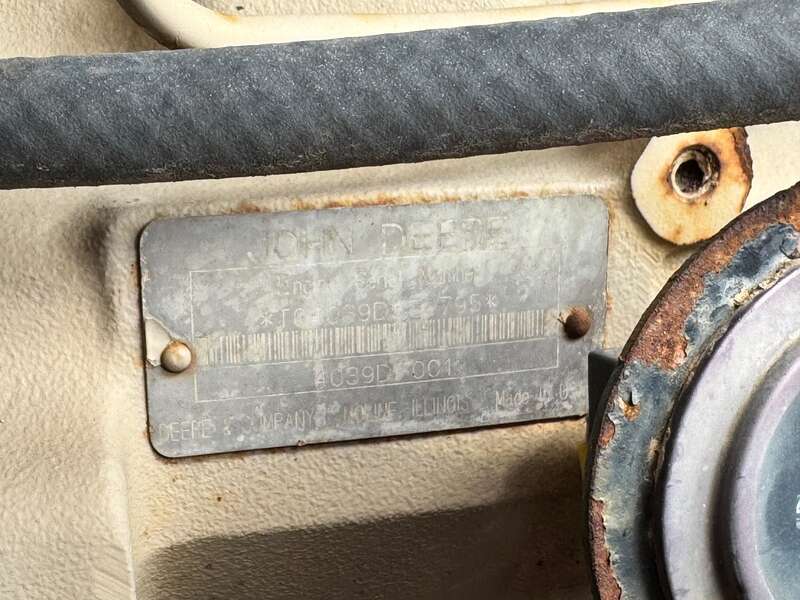 Used John Deere 4039DF001 Diesel Engine