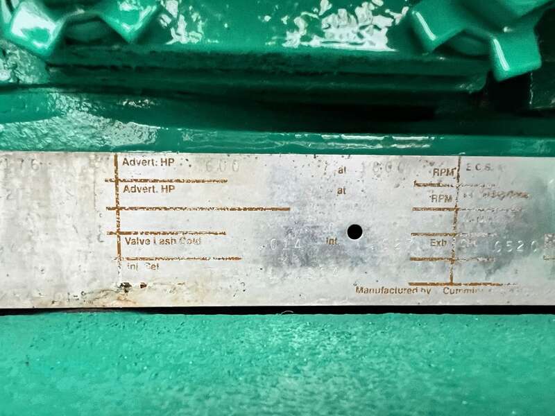 Used Cummins KTA19G2 Diesel Engine