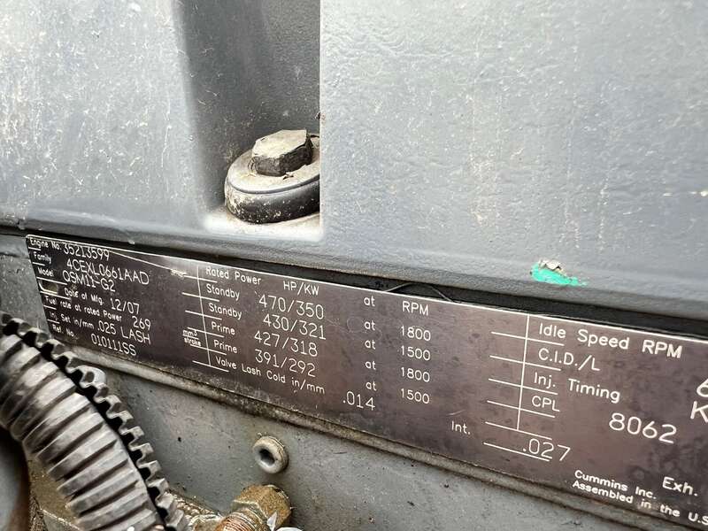 Used Cummins QSM11-G2 Diesel Engine