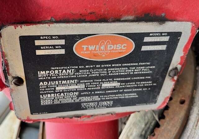 Used Twin Disc SP114-P1 Engine Parts