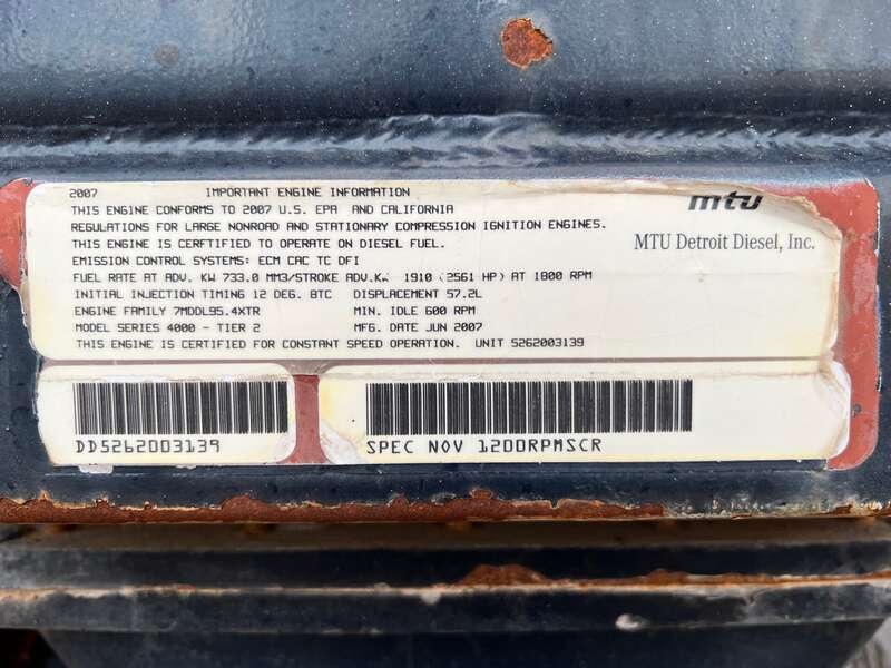 Used MTU 12V4000 Engine Core