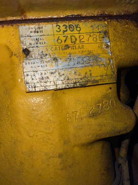 Used Caterpillar 3306 PC Diesel Engine
