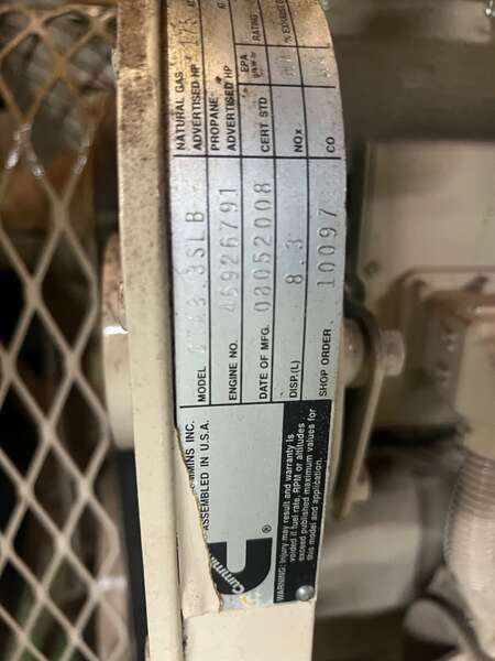 Used Cummins GTA8.3 Gas Engine