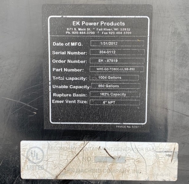 Used Grey Enclosure Enclosure made for 1000kW Generator Enclosure