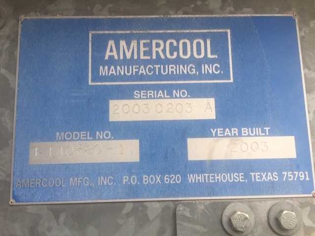 Used Amercool 1F10-80-1 Radiator