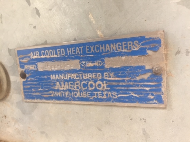 Used Amercool 1F22-83-2 Radiator