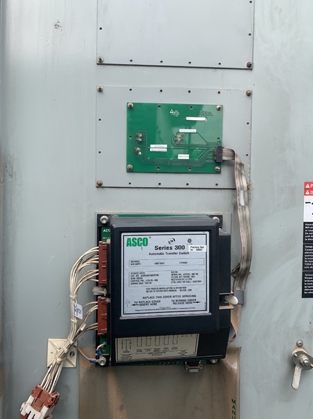 Used ASCO 600AMP 480V Automatic Transfer Switch