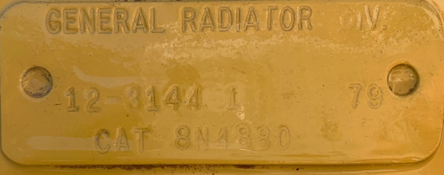 Used Caterpillar Radiator 3406 3408 3412 G3406 D379 D379 G3408 G379 Engine Parts