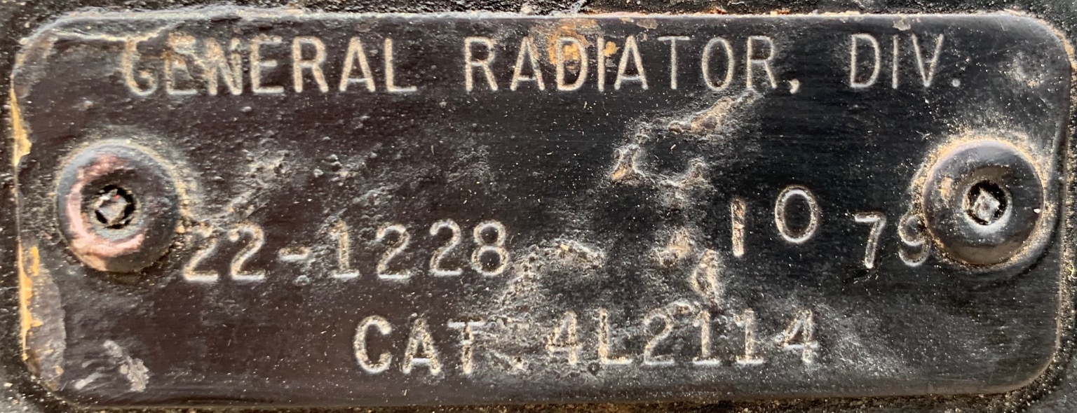 Used Caterpillar 3304 Radiator