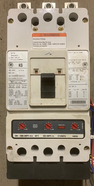 Used EATON 350amp Circuit Breaker
