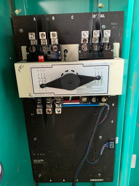 Used Onan 400amp 208V Automatic Transfer Switch