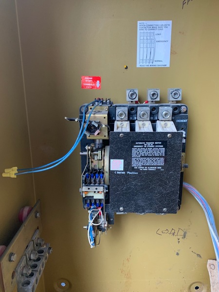 Used Kohler 225amp 208V Automatic Transfer Switch