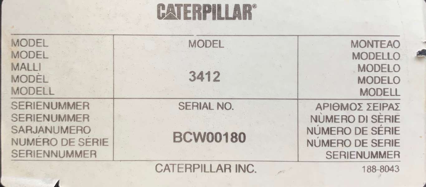 Used Caterpillar 3412 enclosure Generator Enclosure