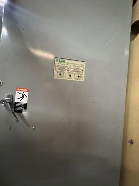 Used ASCO 600amp 480V Automatic Transfer Switch