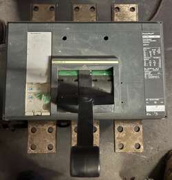 Used PowerPact RJ 1000 Circuit Breaker
