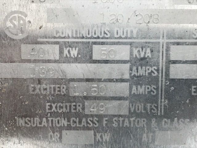  John Deere 40kW Diesel Generator