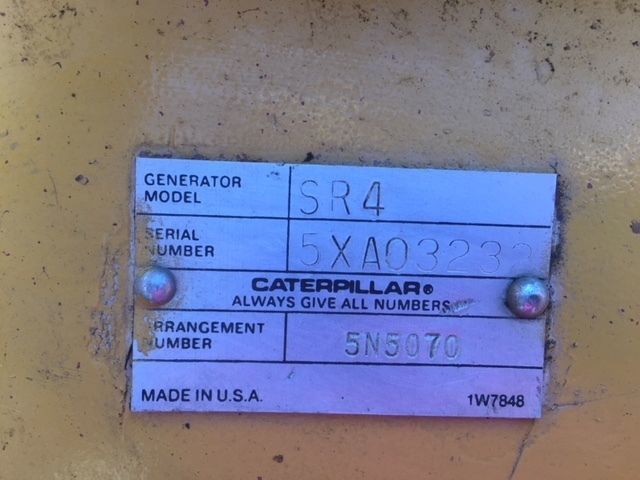  Caterpillar SR4 Generator End