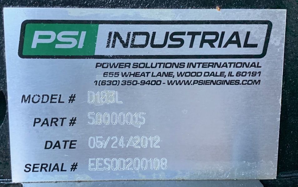 Like New Baldor 350 Gas Generator