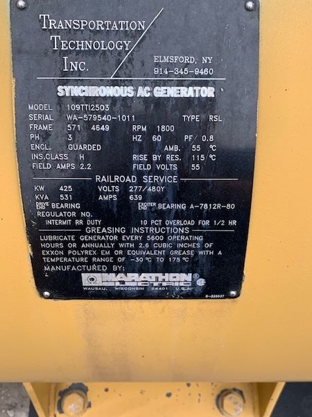 Used Caterpillar 425kW Diesel Generator